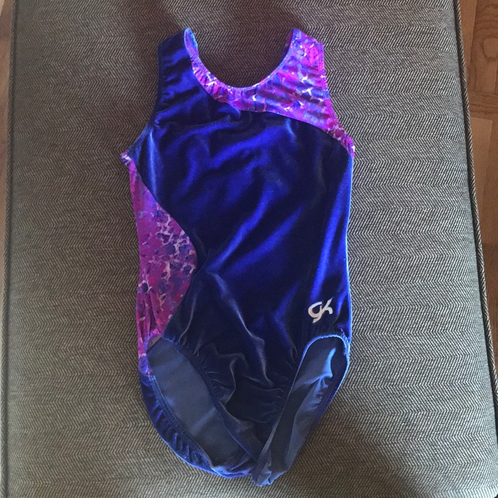 Purple and Pink Velvet GK Gymnastics Leo - AM